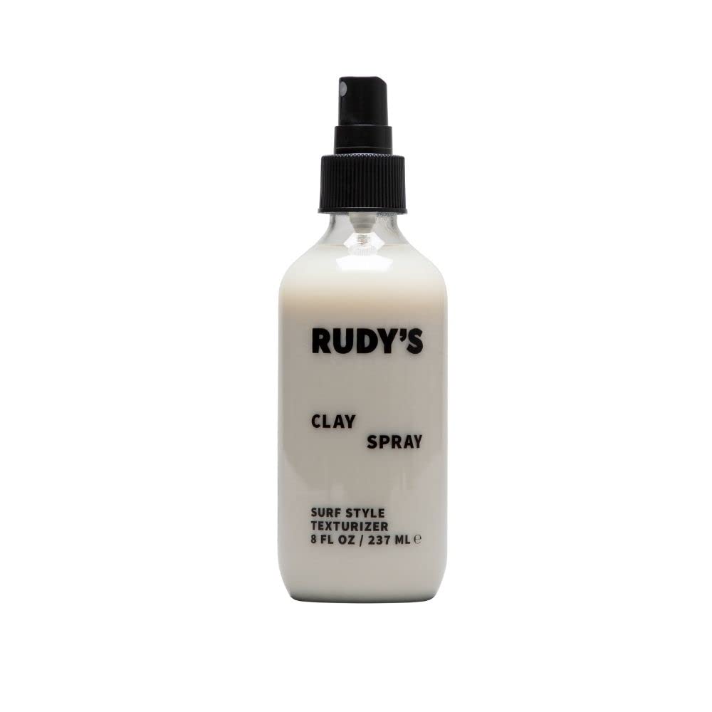 RUDY's Clay Spray - Hair Texturizer with Sea Salt - Paraben Free - For Fullness and Body (8 fl oz)