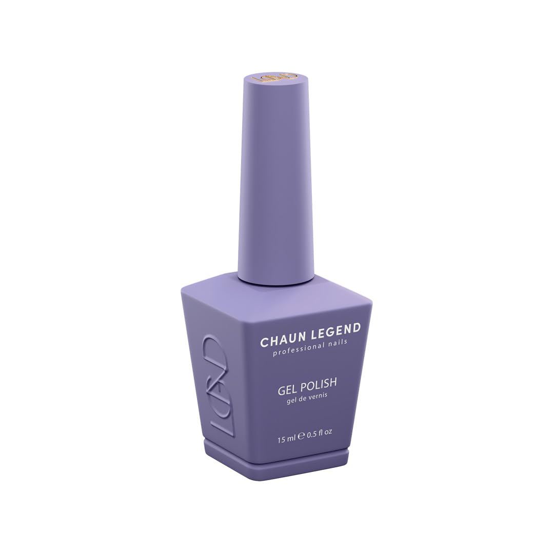 Chaun Legend UV Gel Nail Polish, 0.5 Ounce Long Lasting Salon Quality, Bubble Free Professional Manicures, Quick Dry High Shine, Lilac It Like That Beauty & Personal Care Chaun Legend Professional Nails