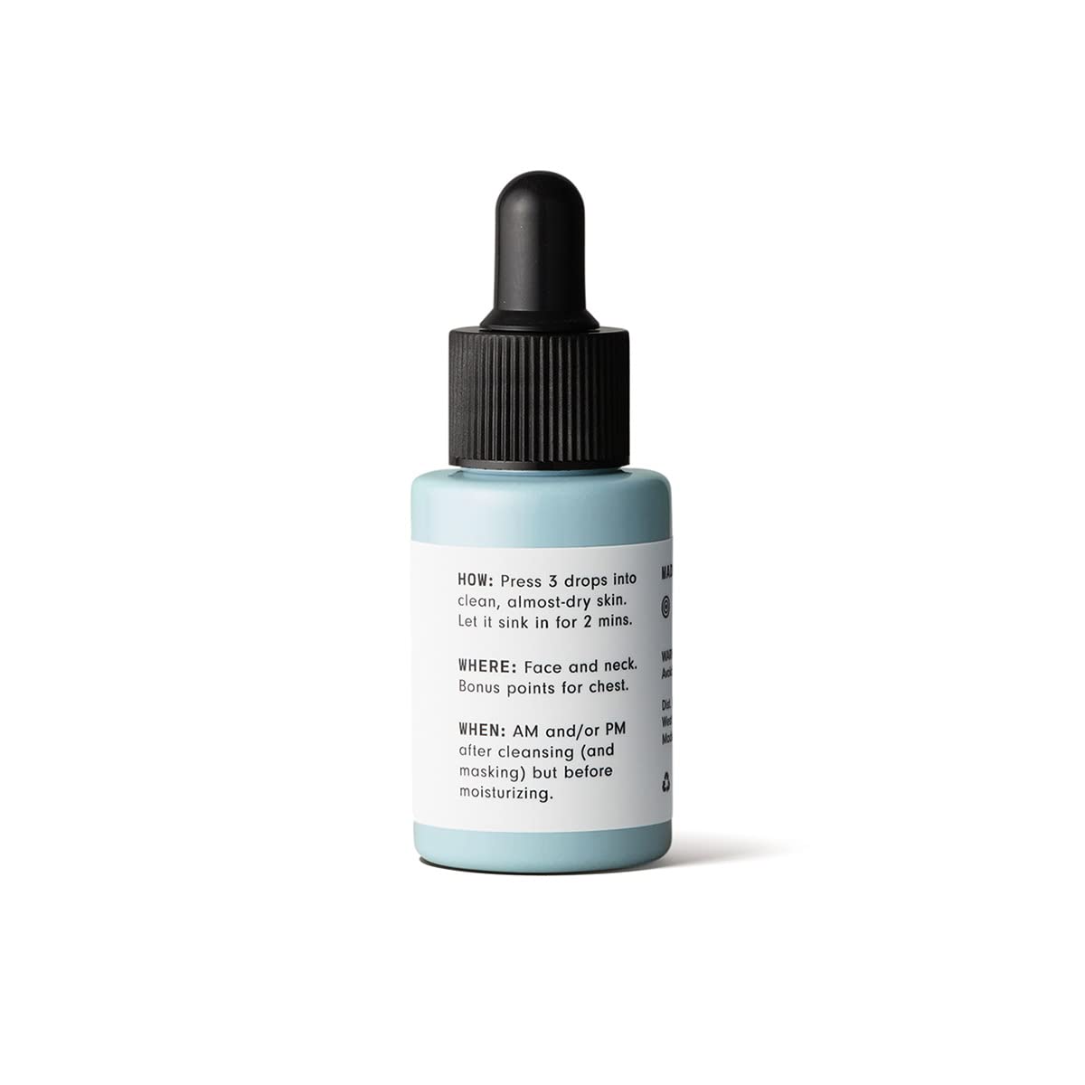 Versed Just Breathe Clarifying Facial Serum - Blend of Antioxidants, Niacinamide, White Willow and Zinc Helps Reduce Blemishes, Decongest Pores