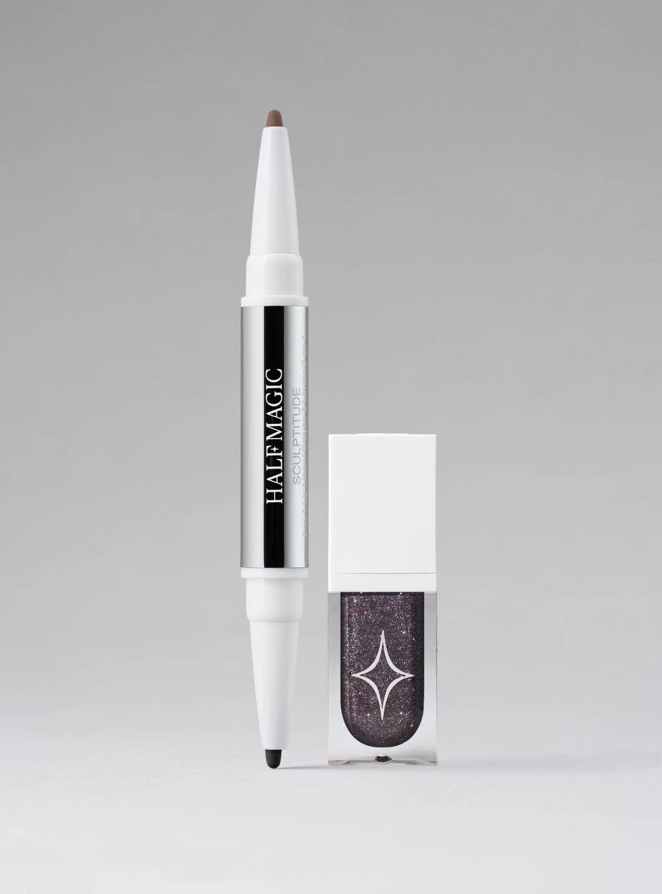 Half Magic Magic Drip Liptrik Kit Problem Child - Magic Drip Glitter Lip Gloss in Problem Child & Sculptitude Lip Liner in Badassery Parade