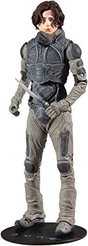 McFarlane Toys Dune Paul Atreides 7-inch Action Figure with Build-A Glossu ‘Beast’ Rabban Figure Parts, Multicolor