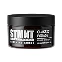 STMNT Grooming Goods Classic Pomade, 3.38 oz | Natural Shine | Strong Control | Easy to Wash Out