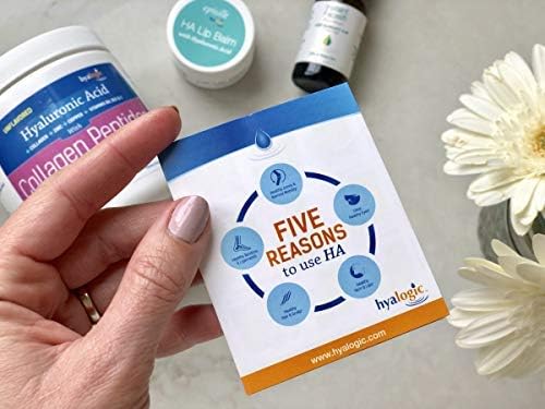 Hyalogic HA Lip Balm - Moisturizing Lip Balm with Hyaluronic Acid & Coconut Oil - Hydrating Lip Care for Dry, Chapped Lips - Natural, Unflavored