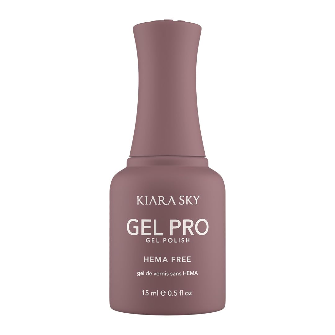 KIARA SKY Gel Pro HEMA-Free Gel Nail Polish | Full Coverage, 28+ Day Wear, Self-Leveling, UV/LED Soak-Off, 0.5 fl oz | Make Your Mauve #107 Beauty & Personal Care KIARA SKY