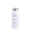 que Bottle - Fashionable & Collapsible 12oz Water Bottle (Glacier White)