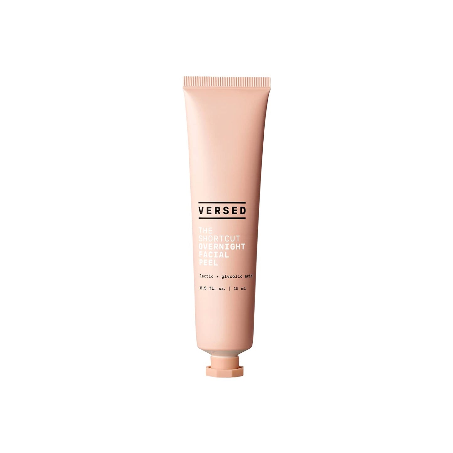 Versed The Shortcut Overnight Facial - Leave-on Gentle Exfoliating Treatment with Lactic and Glycolic Acid to Rejuvenate and Hydrate Skin - Vegan (0.5