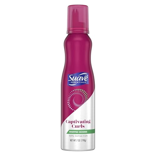 Suave Professionals Mousse, Captivating Curls, Whipped Cream Mousse, 7 Ounce (Pack of 6)