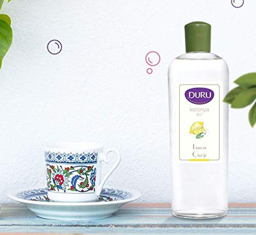 Duru Lemon Cologne 400 ml Pack of 1 (13.52 Ounce) Agua de Colonia , Colonia casera, Eau de Cologne (Unisex) For daily use, in the office, at home or