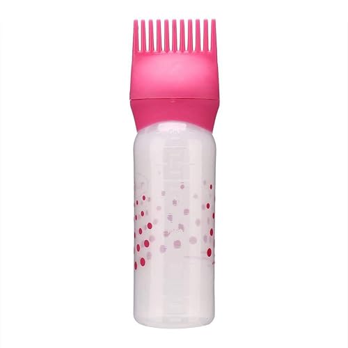 Hair Dyeing Bottle Applicator, Hair Coloring Applicator Bottle with Comb Hairdressing Tool for Both Professional and Home DIY Use(3#)