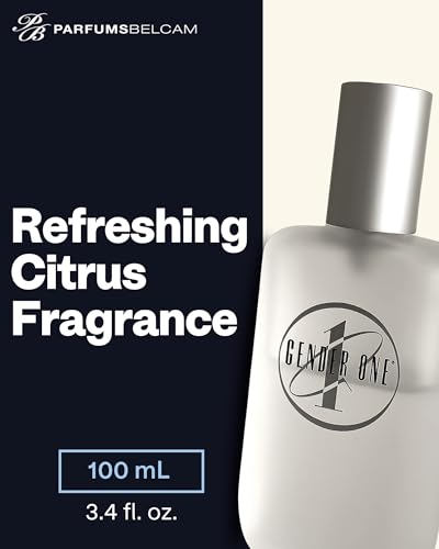 PB ParfumsBelcam Gender One Eau de Toilette | Fresh Citrus & Green Tea with Bergamot, Cardamom, Jasmine & Musk | Unisex Perfume 3.4 oz