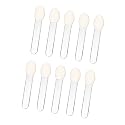 10 Pcs Transparent Eyeshadow Applicator Eyeshadow Brush Makeup Tools, Sponge ened and Attractive Eyeshadow Brushes