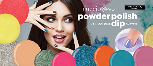 Pro Powder Polish Nail Colour Dip System - Clear by Cuccio Colour for Women - 0.5 oz Nail Powder Beauty & Personal Care Cuccio