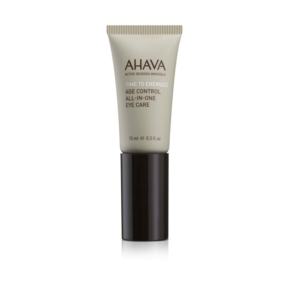 AHAVA Time To Energize Men's Age Control All-in-One Eye Care - Refreshing & Hydrating Gel to Smooth Undereye Area, Reduce Dark Circles, with Osmoter