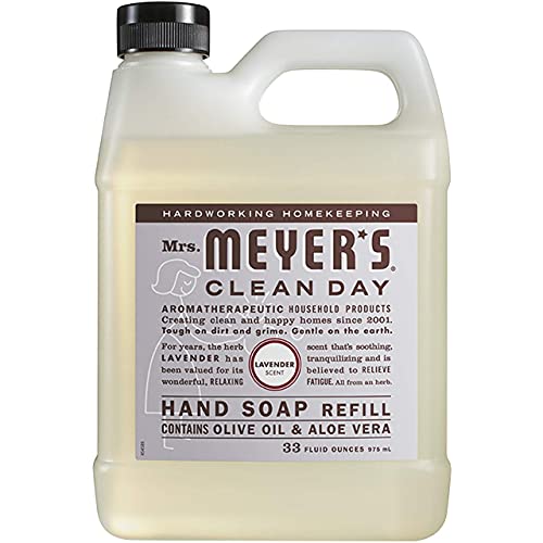 Mrs. Meyer's Clean Day Hand Soap Refill Lavender Multi-Packs (33 Fl Oz (Pack of 1)