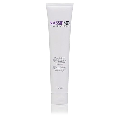 NassifMD Dawn to Dusk Foaming Facial Cleanser Vegan Cleanser Face Wash for Women, Gentle and Hydrating Cream Wash for Dry or Oily Skin, Hydrating