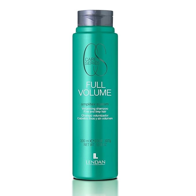 Lendan Full Volume Hair Care Kit for Fine Hair, Volumizing Shampoo 300ml, Treatment Cream 150ml, Volume Spray 200ml, Amplifex System, 3 Piece Set