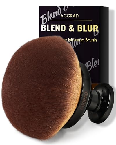 Ultra Large Blend & Blur Kabuki Brush for Body Leg Makeup Tattoo Cover Up Self Tanning, Self Tanner Brush for Self Tan, Back Tanning Applicator Beauty and Personal Care YOSHUYUKI Default Title