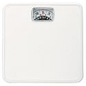 Taylor 20004014EXP White Square Mechanical Bath Scale - Quantity 4