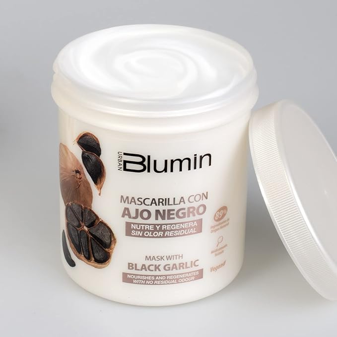 Blumin Black Garlic Shampoo (1000ml) and Black Garlic Mask (700 ml)