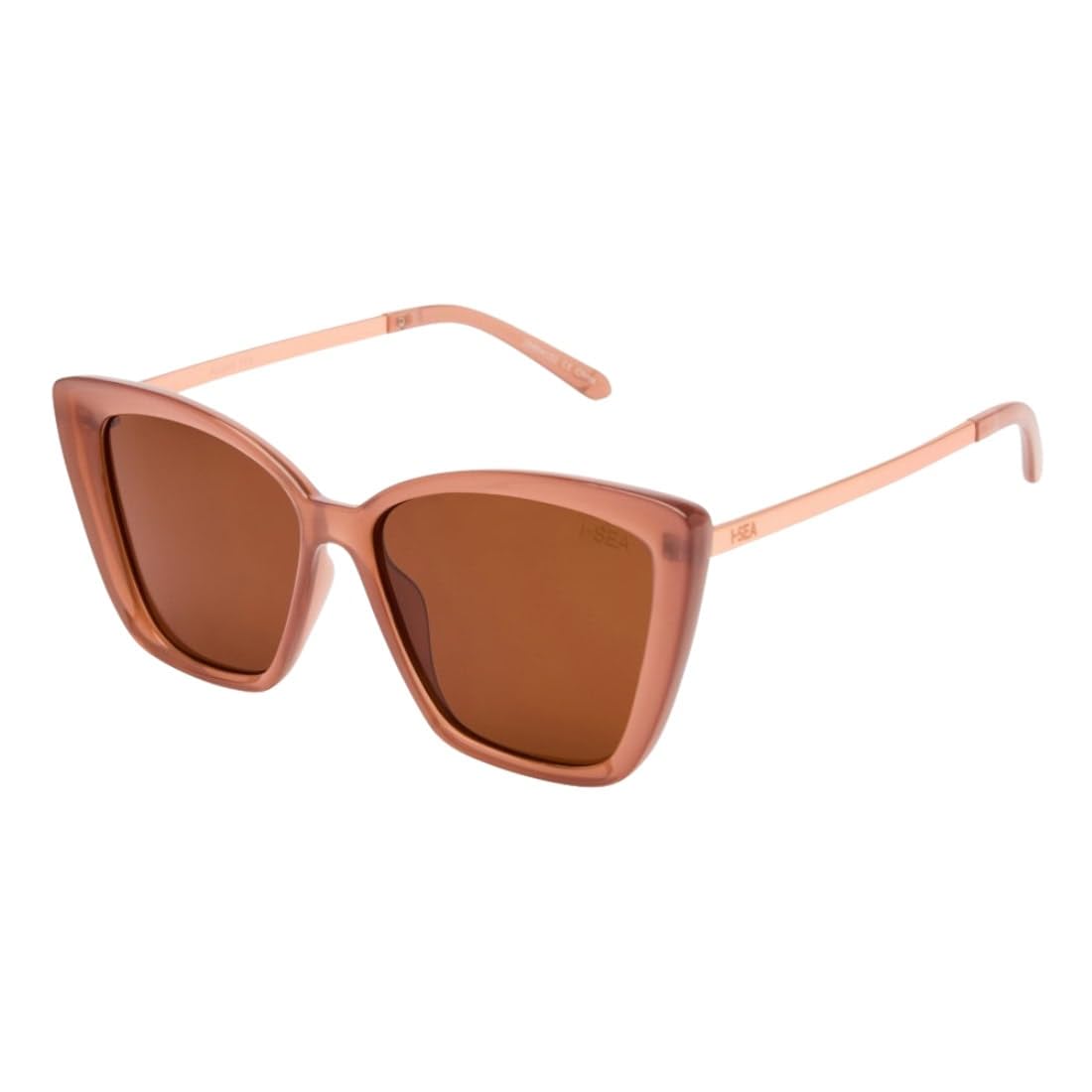 I-SEA Women's Sunglasses - Aloha Fox (DUSTY ROSE/BROWN POLARIZED)