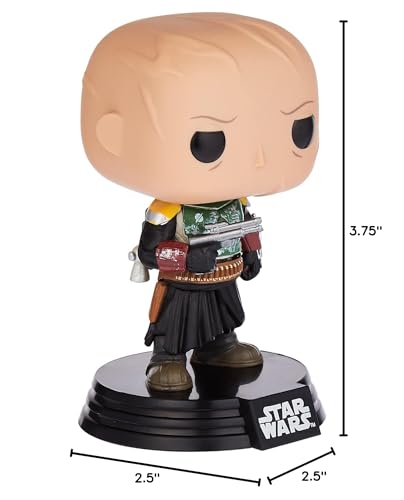 Funko Pop! Star Wars: Mandalorian - Boba Fett Without Helmet Vinyl Bobblehead Exclusive