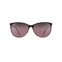 Maui Jim Women's Ocean Polarized Cat Eye Sunglasses, Tortoise w/ Raspberry/Maui Rose®, Medium