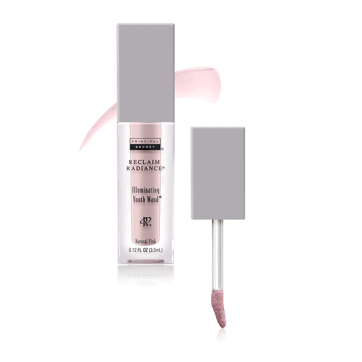 Principal Secret Reclaim Radiance Illuminating Youth Wand Conceal & Highlight Natural-Looking Pink Tone Cream with Squalane, Vitamin B5, Argireline