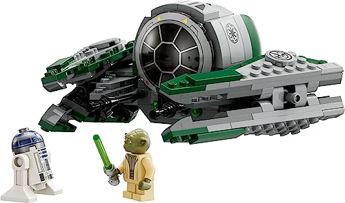 LEGO Star Wars Yoda’s Jedi Starfighter 75360 - Buildable Star Wars Ship with Yoda Minifigure, R2-D2 Droid & Lightsaber - Gift for Kids Ages 8+