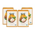 SoF Triple Milled Bar Soap - With Coconut Oil & Organic Shea Butter- Vegan & Non GMO- Free From Phthalates, Sulfates & Parabens- Shea Butter - 6 oz