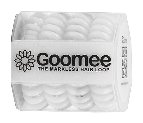 Goomee Original The Markless Hair Loop (Box of 4) Pearly White 4 Pc