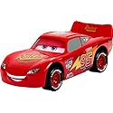 Mattel Disney Pixar Cars Moving Moments Toy Car with Eyes & Mouth that Move, Lightning McQueen Race Car, 7 inches Long