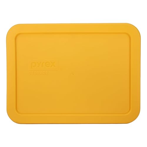 Pyrex 7210-PC 3-Cup Lemon Drop Yellow Food Storage Replacement Lid - Made in USA