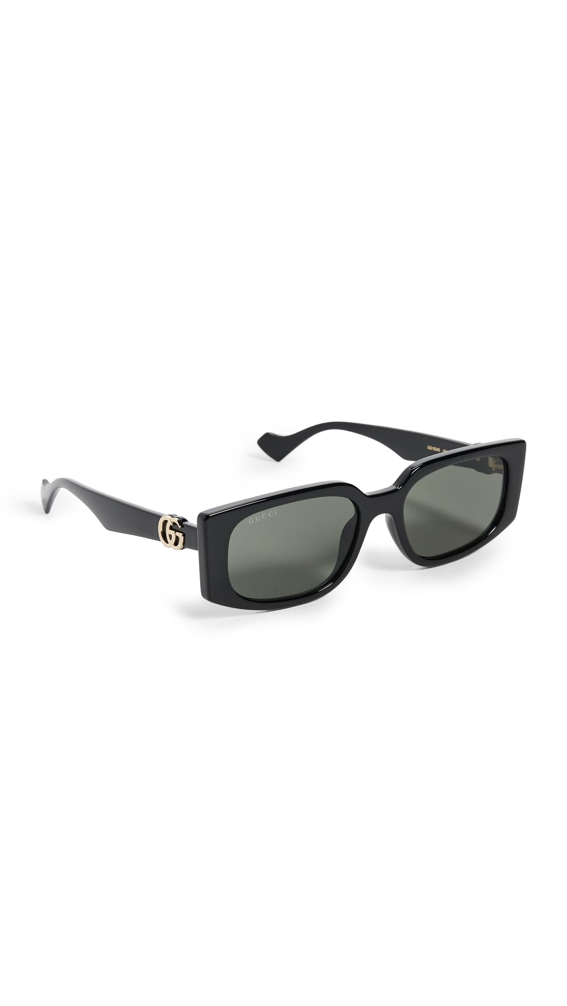 Gucci Women's GG1534S Sunglasses, Black-Black-Grey, One Size