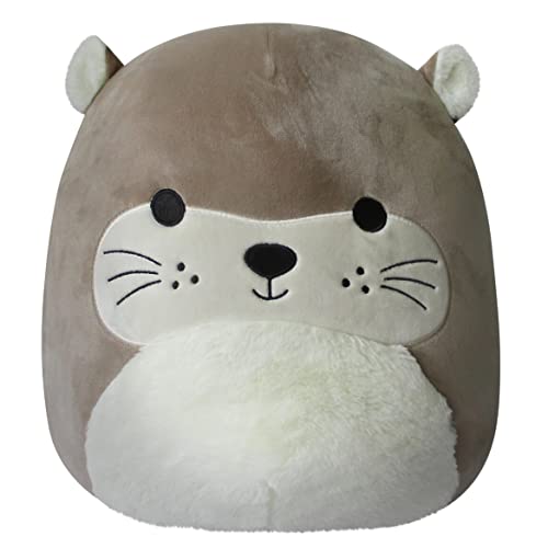 Squishmallows 14-Inch Light Brown Otter with Fuzzy Ears Plush - Add RIE to Your Squad, Ultrasoft Stuffed Animal Large Plush Toy, Official Kelly Toy…