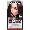 L'Oreal Paris Feria Multi-Faceted Shimmering Permanent Hair Color, 36 (Chocolate Cherry) Deep Burgundy Brown, Pack of 1 Hair Dye Kit