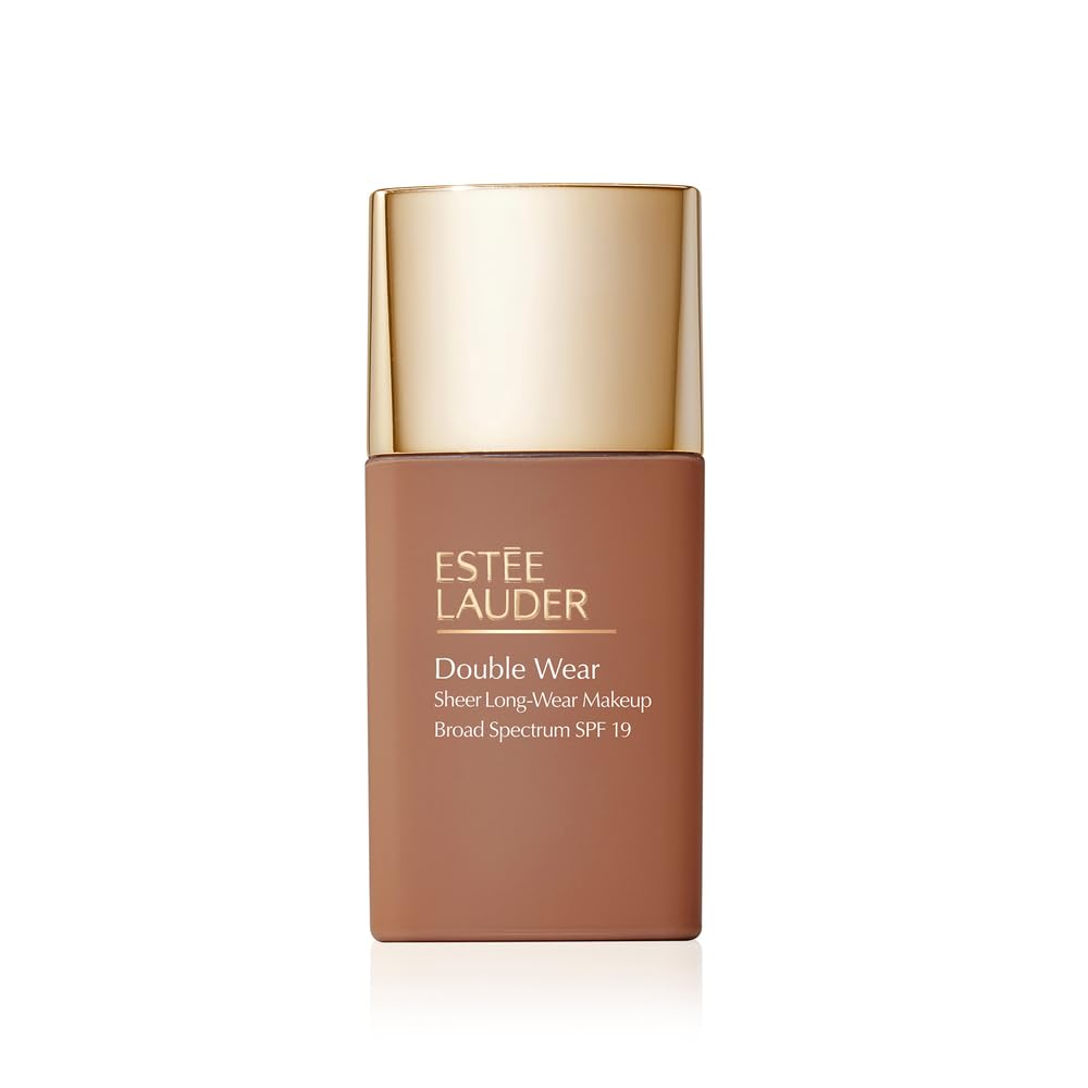 Estée Lauder Double Wear Sheer Matte Foundation SPF 19 | 12-Hour Wear, 1.0 Fl Oz, 6C1 Rich Cocoa