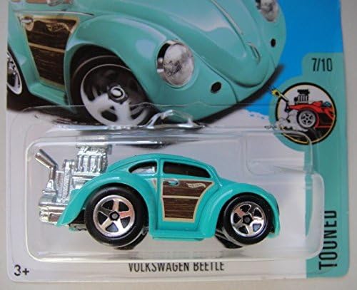 Hot Wheels 2017 Tooned Volkswagen Beetle 74/365, Teal