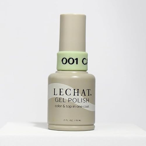 LECHAT Gel Polish - Cactus, Color and Top in One Coat, Shiny Long-Wear, Lime Green Gel Polish Beauty & Personal Care LECHAT