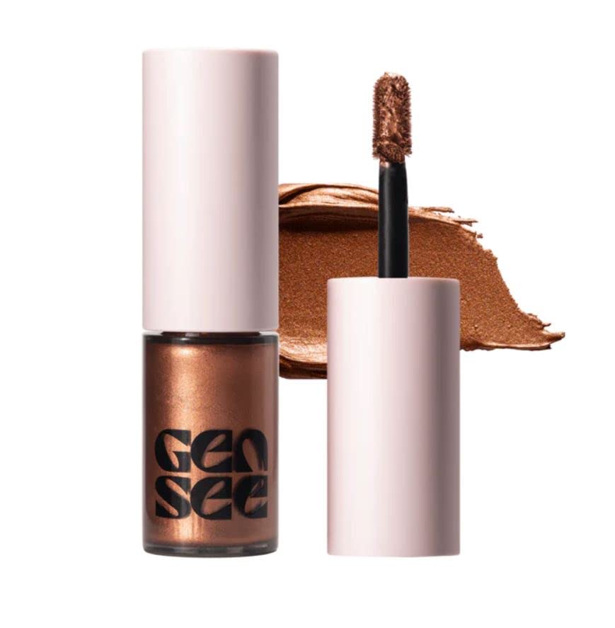 Gen See Mixed Media Metallic Liquid Eyeshadow - Bronze Age