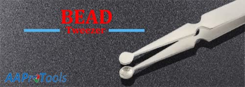 AAProTools Bead Ball Holding Tweezers 4 1/2 Piercing Tool Beauty and Personal Care AAProTools