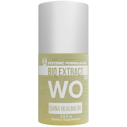Systemic Formulas WO - China Healing Oil - Supports circulation and active epidermal processes, 0.5 FL OZ, Bio Extract #260. Body's repair process.