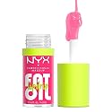 NYX PROFESSIONAL MAKEUP Fat Oil Lip Drip, Moisturizing Lip Oil Gloss, Vegan Tinted Formula, Up to 12 HR Hydration - Missed Call (Sheer Pink)