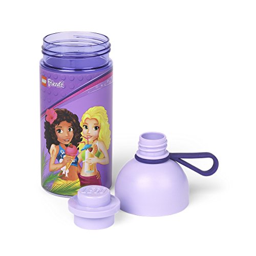 LEGO Friends Hydration Bottle 17 oz., Transparent Lilac
