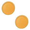 Pyrex 7401-PC 3 Cup Lemon Drop Yellow Food replacement Lid (2-Pack) - Made in the USA