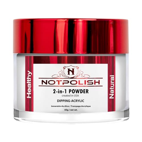 Notpolish Dip Powder for Nails - Artistic Perfect Dip in Milky White - Vibrant Color & Long Wear - For Dipping or Dabbing, No UV Needed - Clean Finish Beauty & Personal Care Notpolish