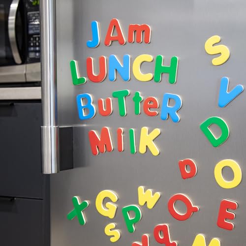 Melissa & Doug 52 Wooden Alphabet Magnets in a Box - Uppercase and Lowercase Letters