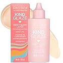 Pacifica Makeup Primer - Kind Glaze Dewy Glow Layer, Hydrating Primer with Vegan Collagen, Squalane & Ceramides for Soft-Focus Radiance, Vegan