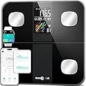 RunStar Smart Scale for Body Weight and Fat Percentage, High Accuracy Digital Bathroom Scale with Large Display for BMI Heart Rate 22 Body…