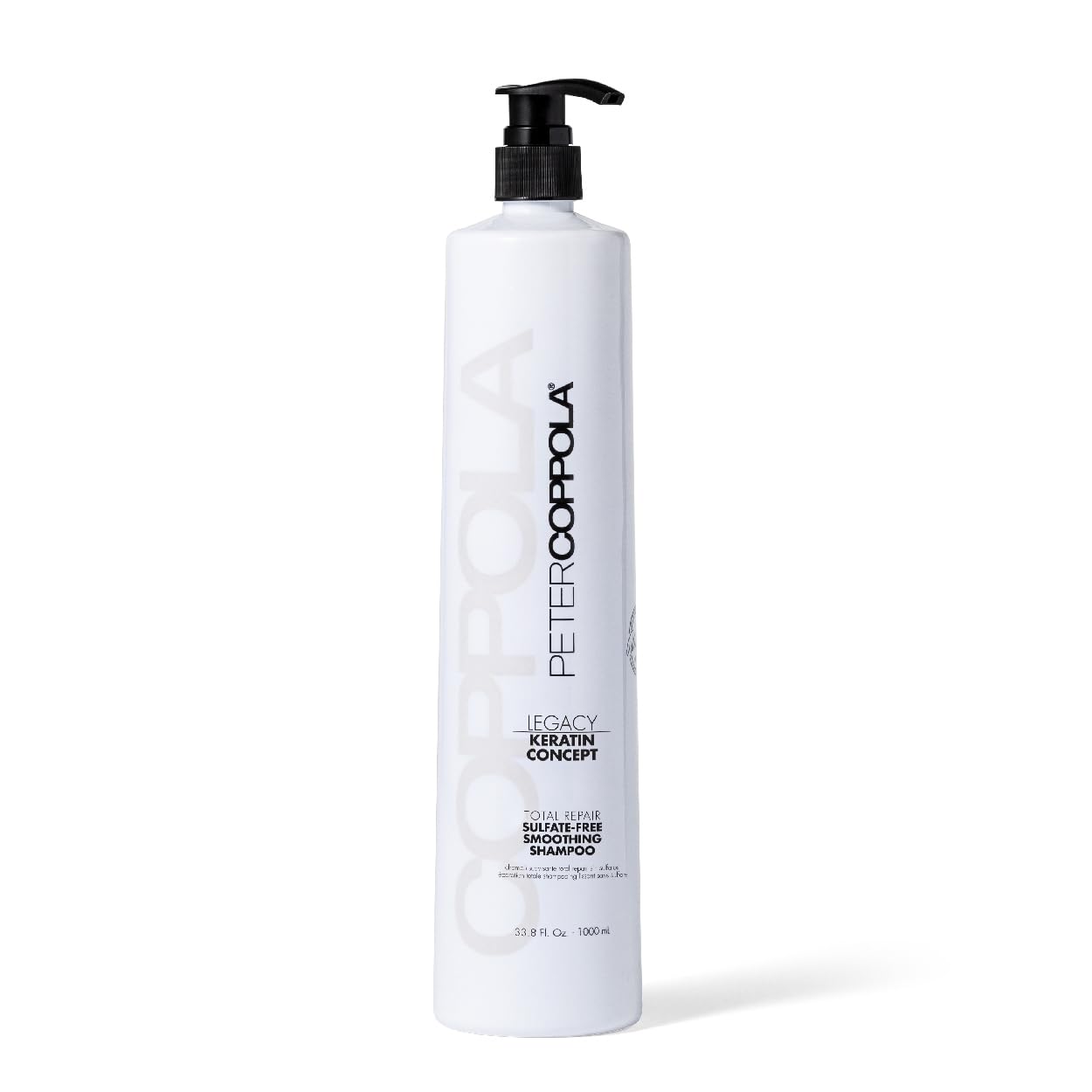 PETER COPPOLA Total Repair Cleansing & Smoothing Sulfate-Free Shampoo - For Color Treated Hair - Color Safe, Sodium Chloride-Free Keratin Shampoo