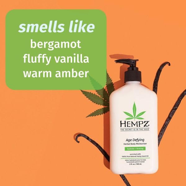 Hempz Age Defying Herbal Body Moisturizer, 17 oz
